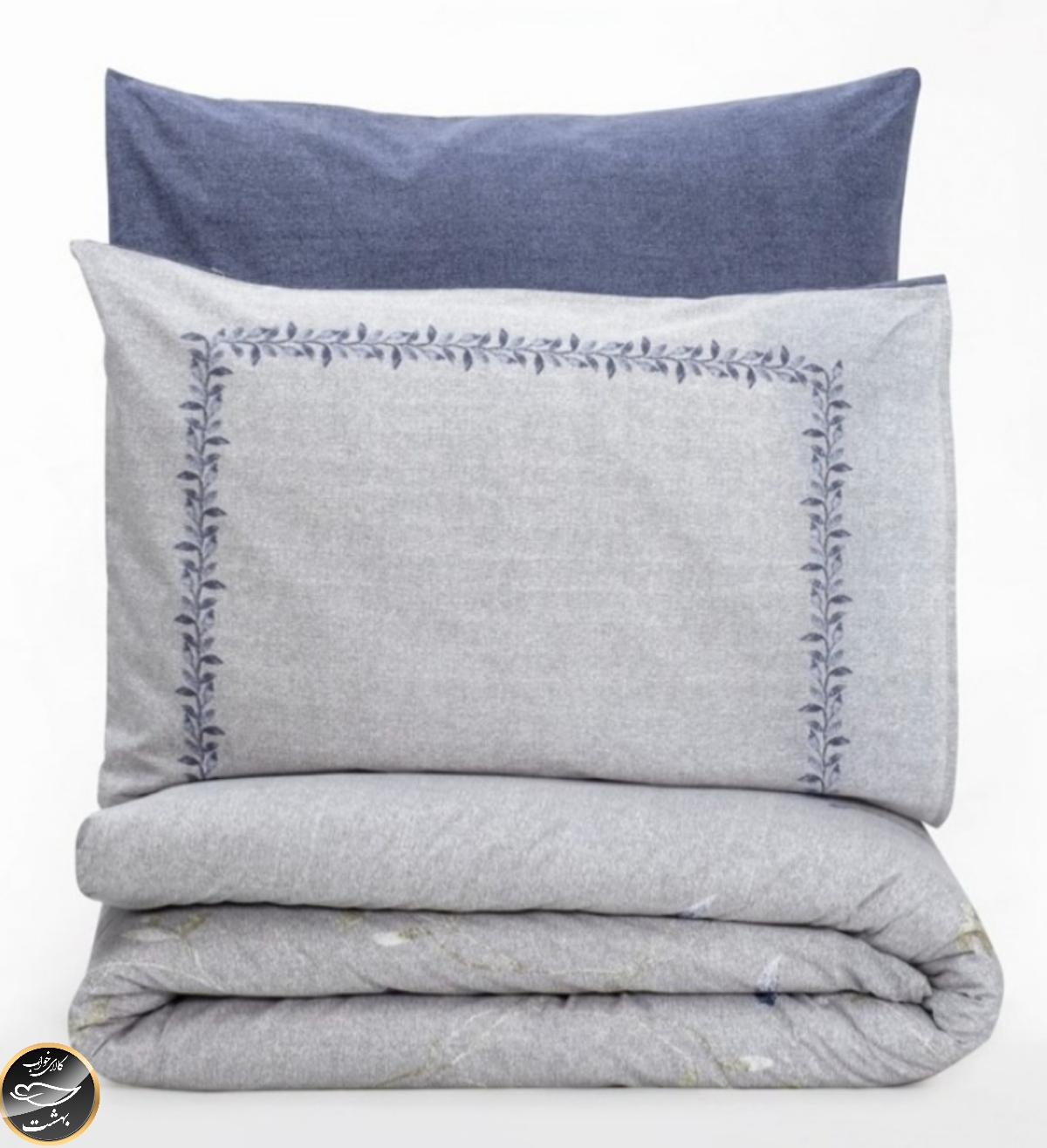 ست کاور لحاف یک نفره (سه تکه) Mode Line - Nista Lacivert