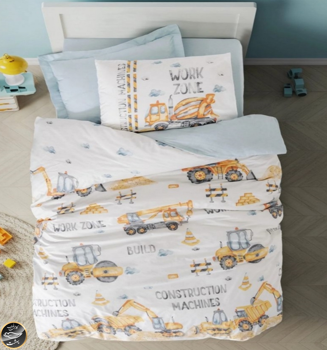 ست کاور لحاف یک نفره (سه تکه) Junior- Buildo Mavi