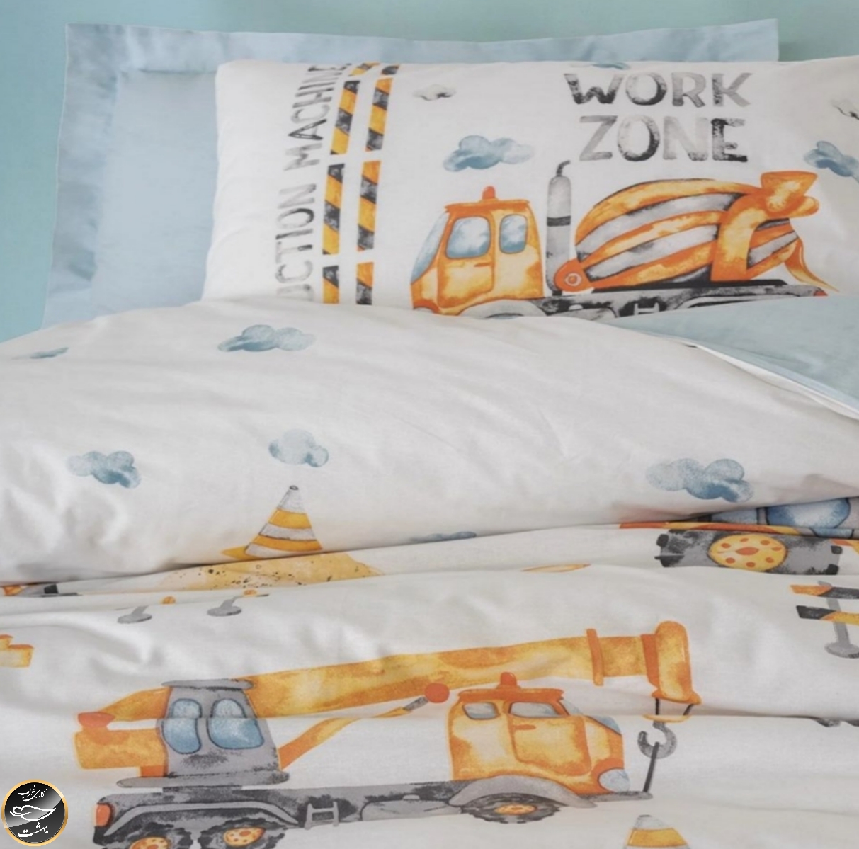 ست کاور لحاف یک نفره (سه تکه) Junior- Buildo Mavi