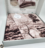 ست کاور لحاف دونفره Wood Kahve (چهار تکه)