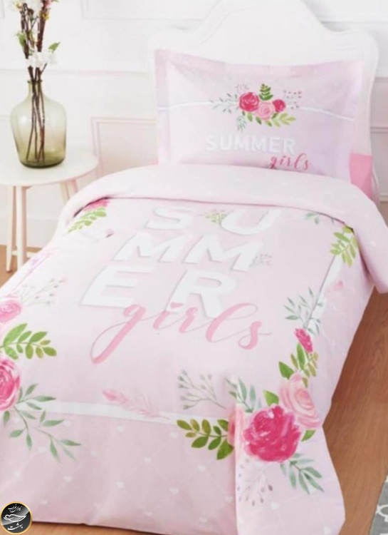 ست کاور لحاف یک نفره (سه تکه) Summer Girls