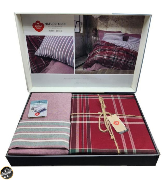 ست کاور لحاف یک نفره (سه تکه) Naturefoce - Pledd Bordo