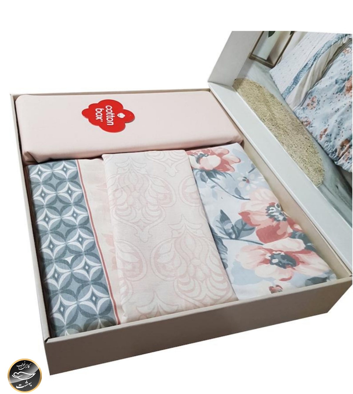 ست کاور لحاف یک نفره (سه تکه) Mode Line - Lily Pembe