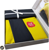 ست کاور لحاف دونفره Plain - Hardal Siyah (چهار تکه)