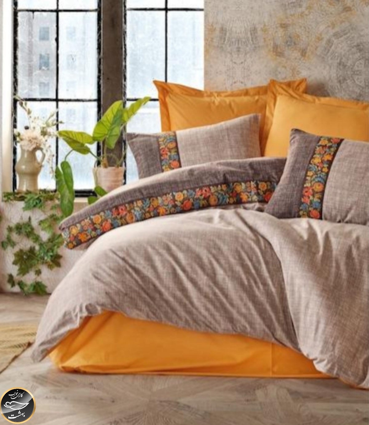 ست کاور لحاف یک نفره (سه تکه) Folk Art - Vizon