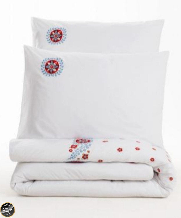 ست کاور لحاف دونفره Brode Rnf مدل Mabel Mavi (شش تکه)