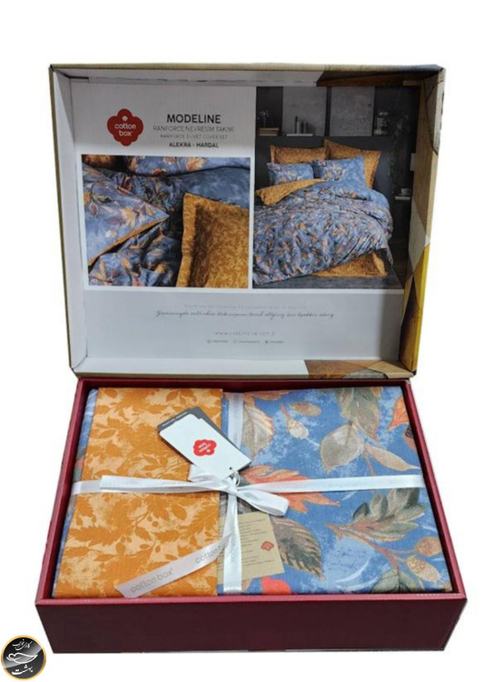 ست کاور لحاف دونفره Mode Line - Alekra Hardal (چهار تکه)