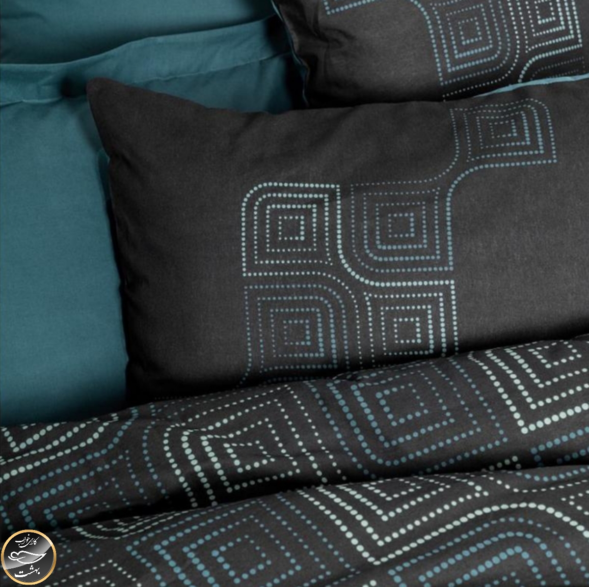 ست کاور لحاف یک نفره (سه تکه) Dark - Notche Petrol