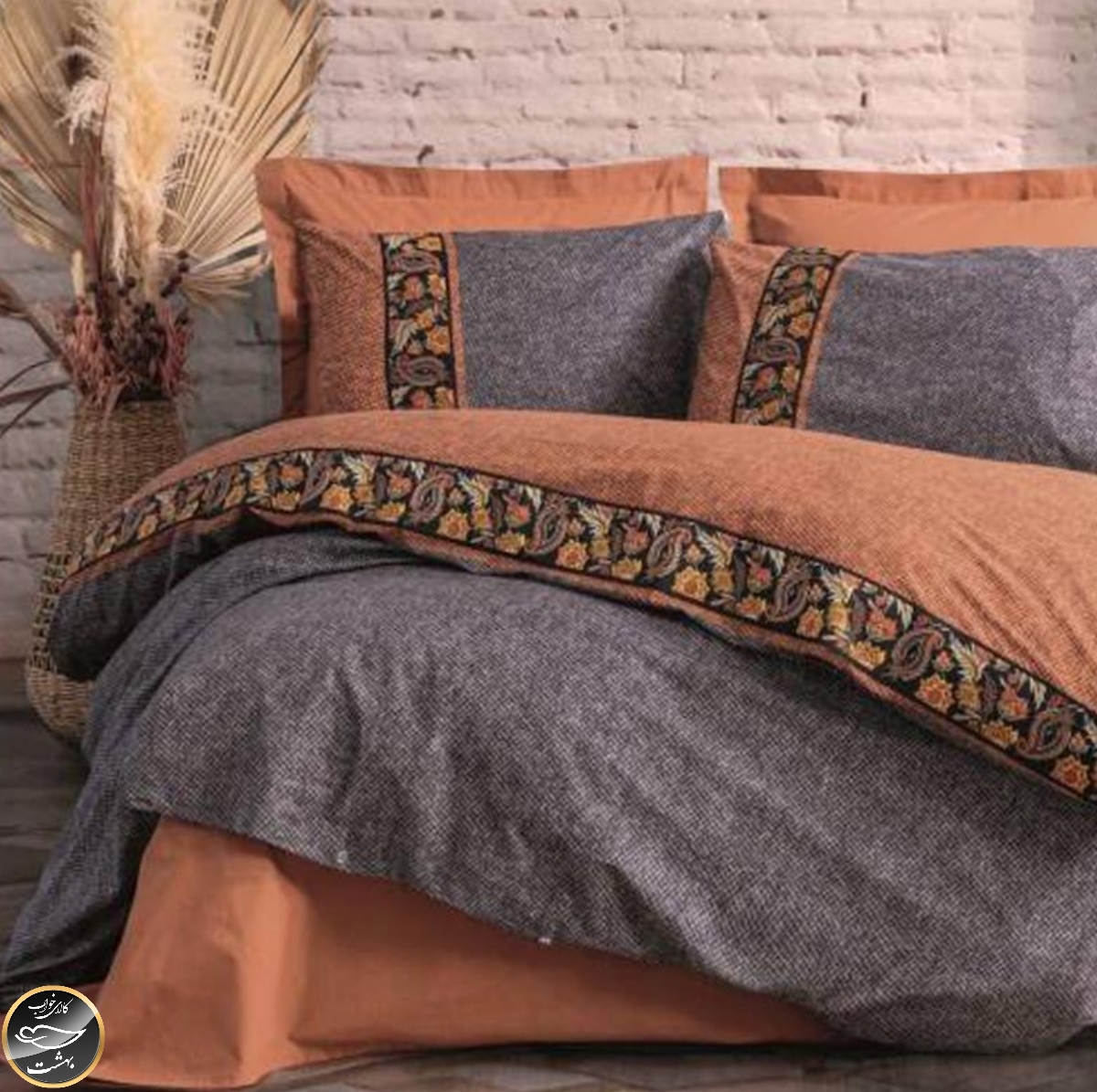 ست کاور لحاف دونفره Folk Art - Dalila Tarcin (چهار تکه)