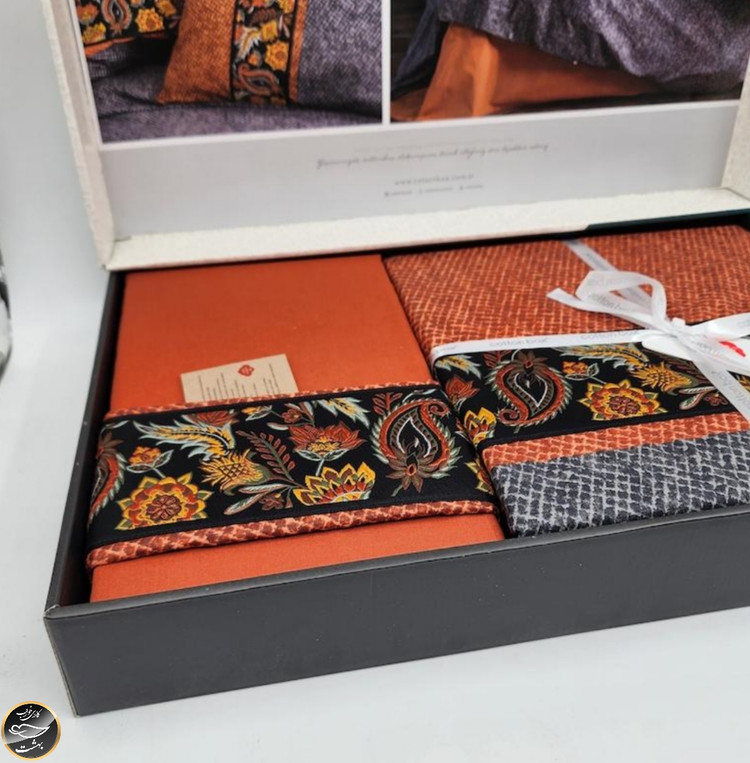 ست کاور لحاف دونفره Folk Art - Dalila Tarcin (چهار تکه)
