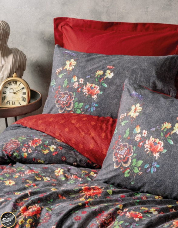 ست کاور لحاف دونفره Feminen - Sierra Bordo (چهار تکه)