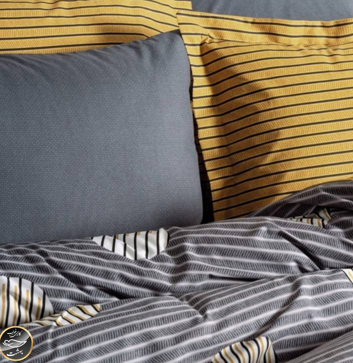 ست کاور لحاف یک نفره (سه تکه) Modern - Strew Gri