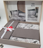 ست کاور لحاف یک نفره (سه تکه) Dual - Odin Kahve