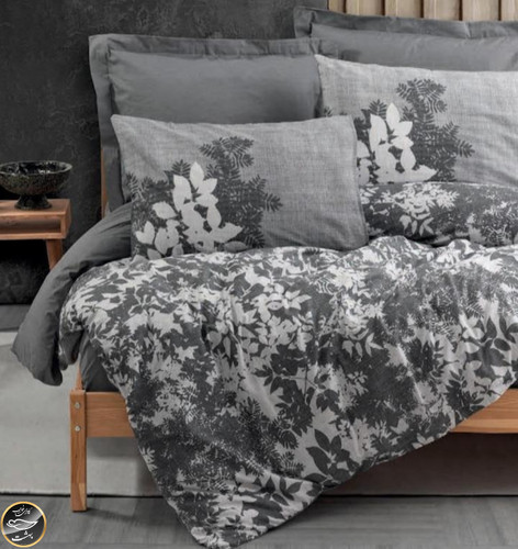 ست کاور لحاف یک نفره (سه تکه) Dual - Lunt Antrasit