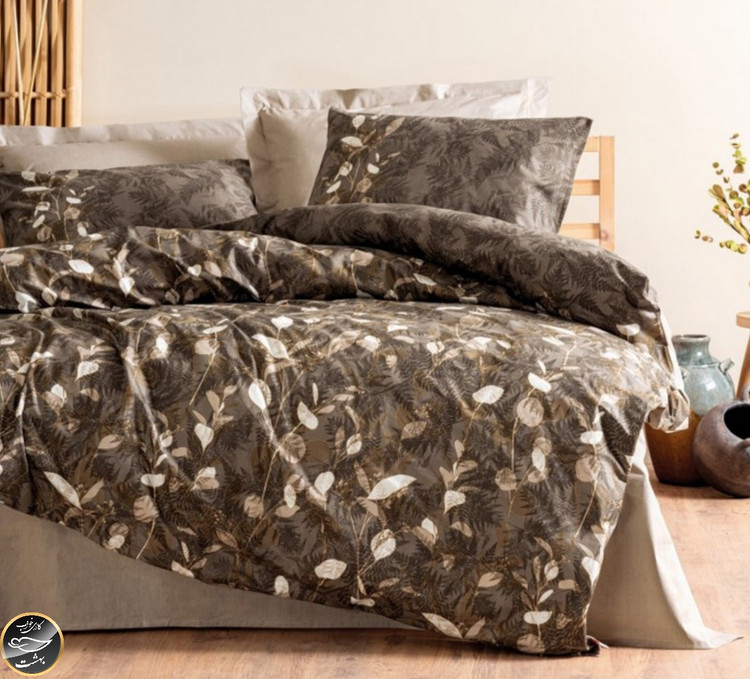 ست کاور لحاف یک نفره (سه تکه) Dual - Foresta Bej