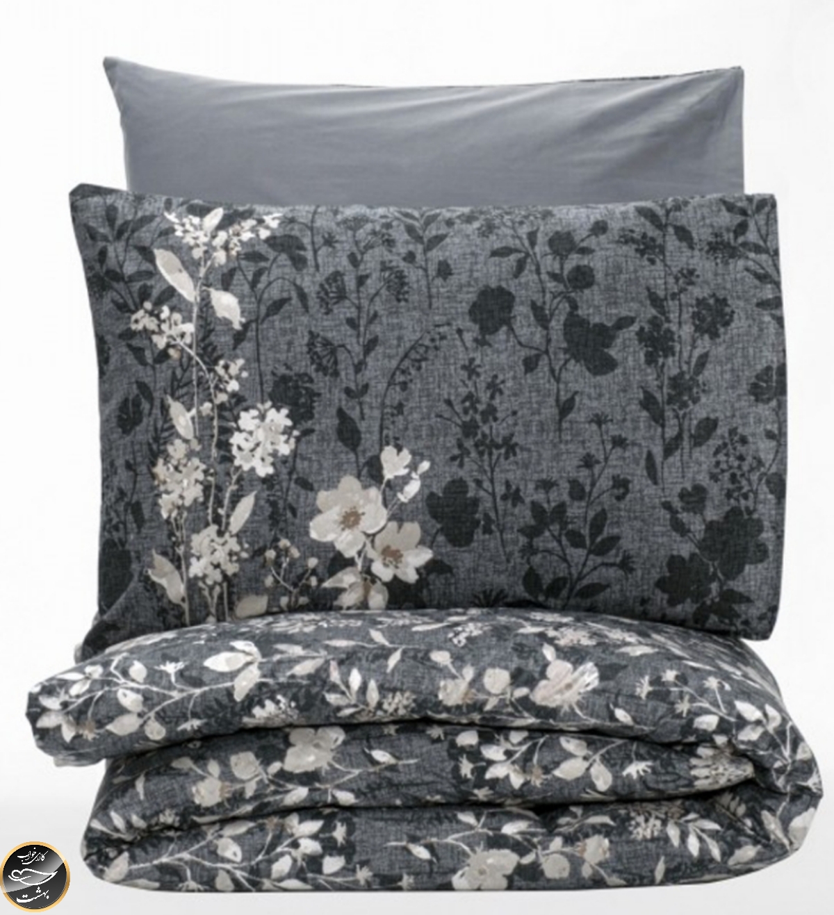 ست کاور لحاف یک نفره (سه تکه) Dual - Comely Antrasit