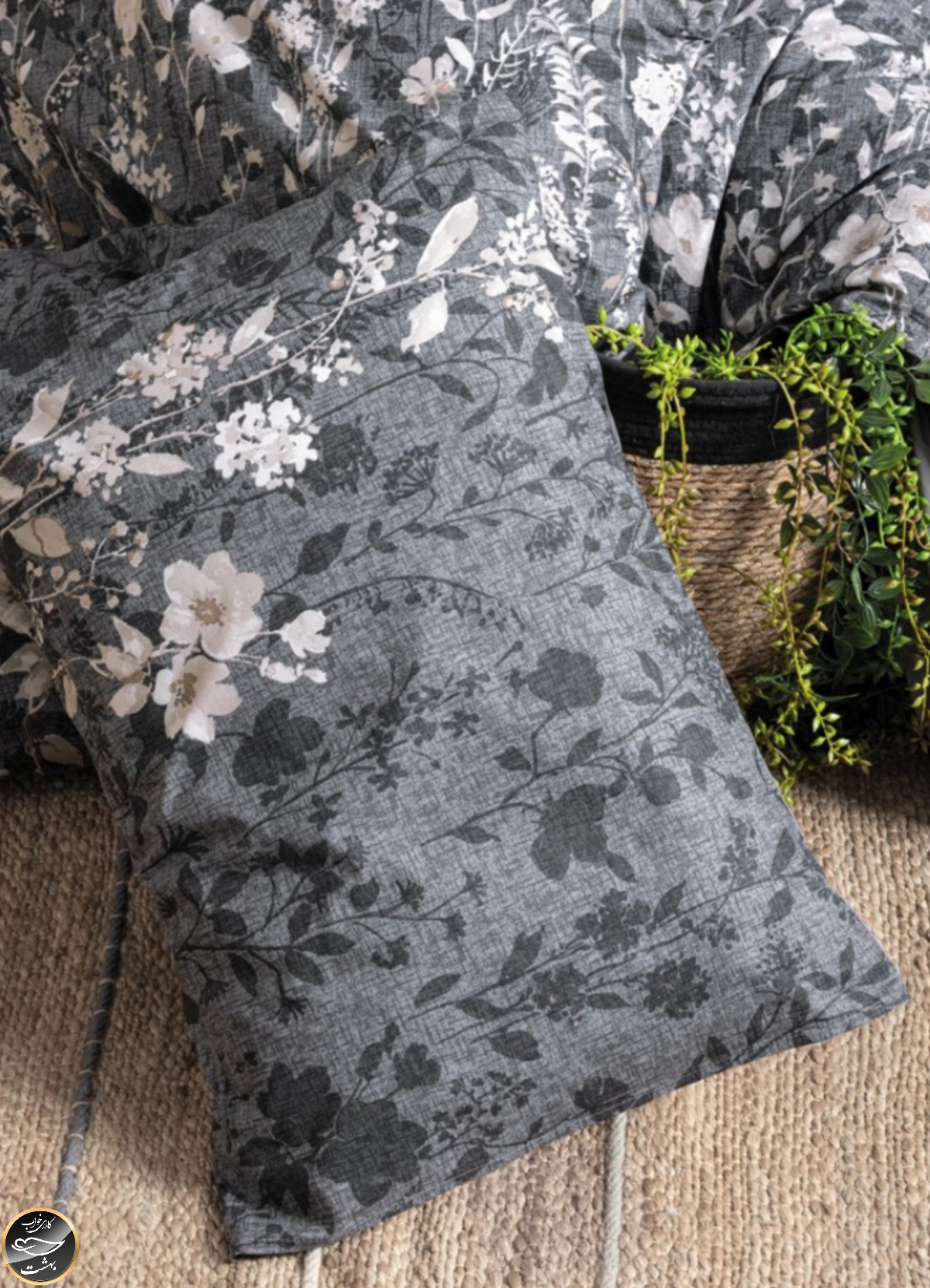 ست کاور لحاف یک نفره (سه تکه) Dual - Comely Antrasit