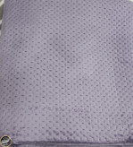 روتختی یک نفره پنبه دوزی مخمل ترک (دو تکه - بنفش)