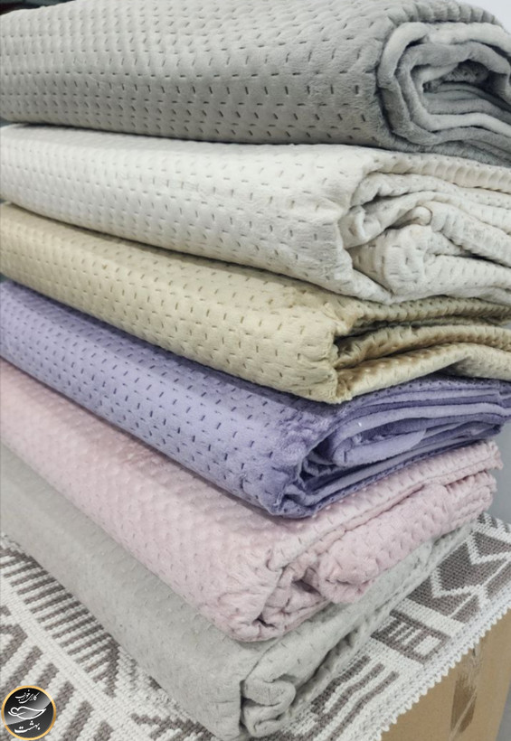 روتختی یک نفره پنبه دوزی ترک (دو تکه - طوسی روشن )