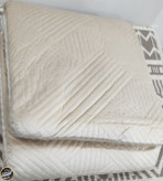 روتختی دونفره پنبه دوزی مخمل برند Toyo ترک (سه تکه - بژ)