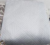 روتختی یک نفره پنبه دوزی مخمل برند Toyoترک (دو تکه - طوسی)