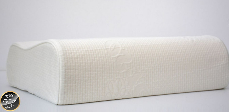 بالشت طبی مموری فوم مدل موج (سایز ایکس لارج بدون با رویه اضافه و چشم بند)