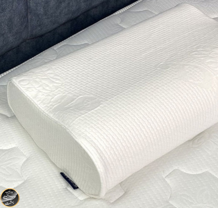 بالشت طبی مموری فوم مدل موج (سایز مدیوم بدون رویه اضافه و چشم بند)