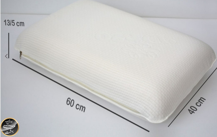 بالشت طبی مموری فوم مدل کلاسیک (بدون رویه اضافه و چشم بند)