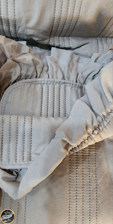 روتختی یک نفره پنبه دوزی کتان ترک (دو تکه)