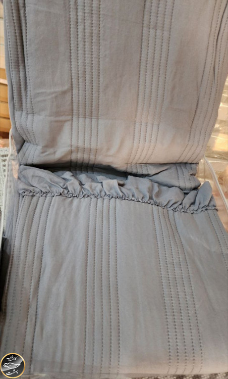 روتختی یک نفره پنبه دوزی کتان ترک (دو تکه)