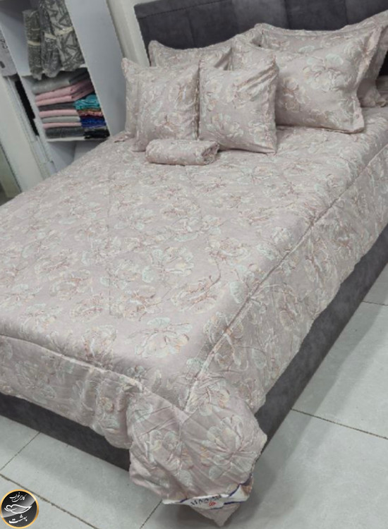 روتختی دونفره هشت تکه برند Maxxira (صورتی)