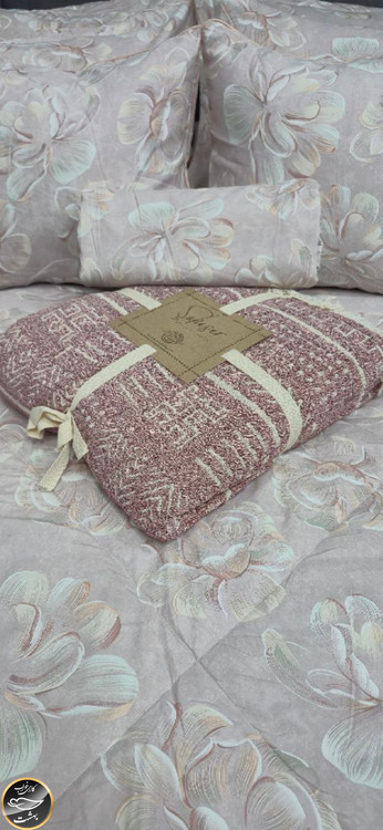 روتختی دونفره هشت تکه برند Maxxira (صورتی)