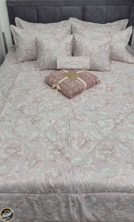 روتختی دونفره هشت تکه برند Maxxira (صورتی)