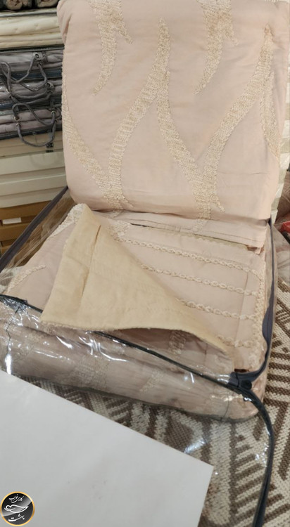 روتختی دونفره پنبه دوزی برجسته برند IPEKCE ترک (سه تکه)