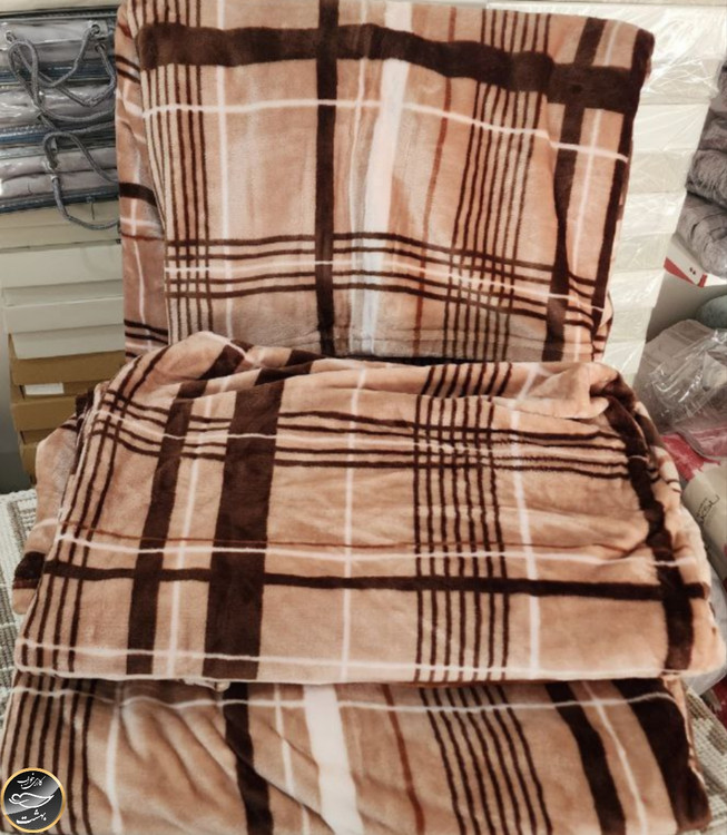 روتختی دونفره پنبه دوزی مخمل ترک (سه تکه)