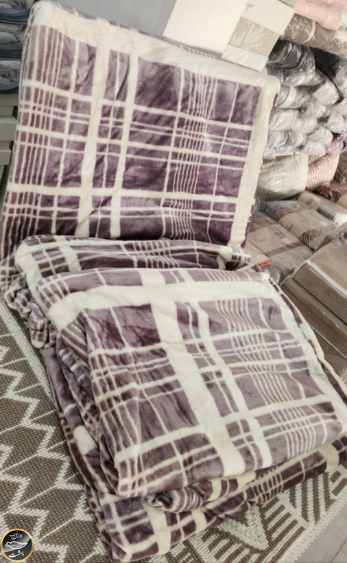 روتختی دونفره پنبه دوزی مخمل ترک (سه تکه)