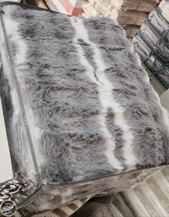 روتختی دونفره پنبه دوزی خز دار ترک (سه تکه)