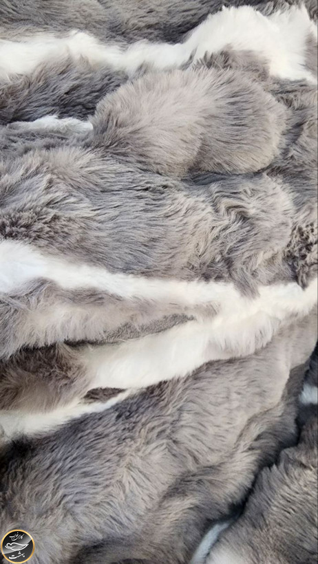 روتختی دونفره پنبه دوزی خز دار ترک (سه تکه)