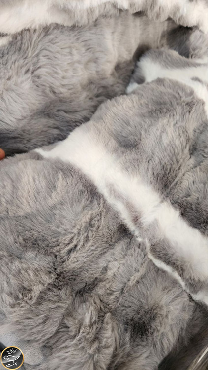 روتختی دونفره پنبه دوزی خز دار ترک (سه تکه)