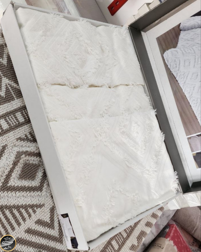 روتختی دونفره پیکه ترک (سه تکه - شیری)