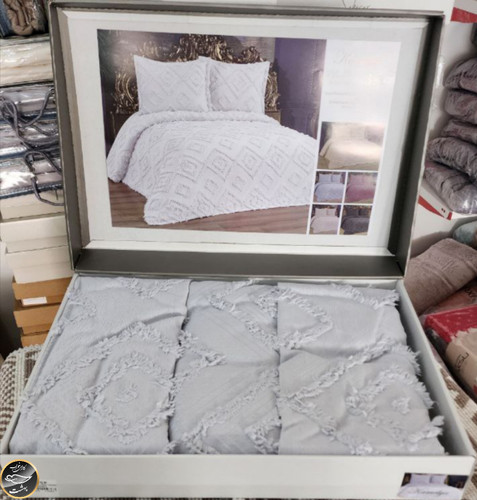 روتختی دونفره پیکه ترک (سه تکه - طوسی)