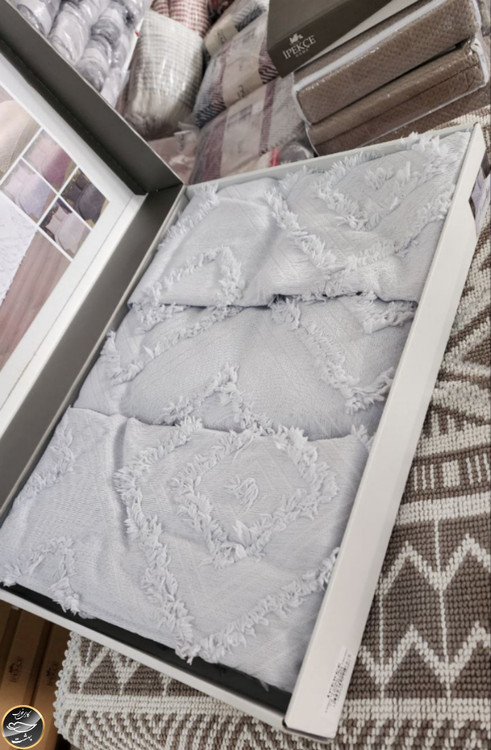 روتختی دونفره پیکه ترک (سه تکه - طوسی)