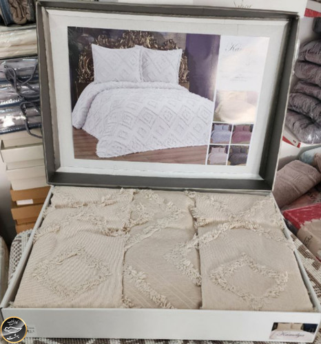 روتختی دونفره پیکه ترک (سه تکه - بژ)