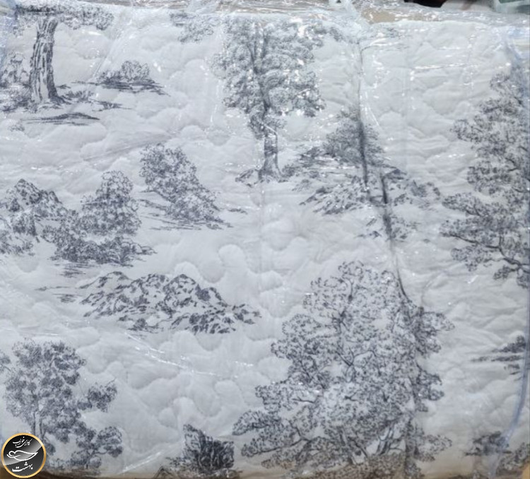 روتختی یک نفره پنبه دوزی کتان ترک (دو تکه)