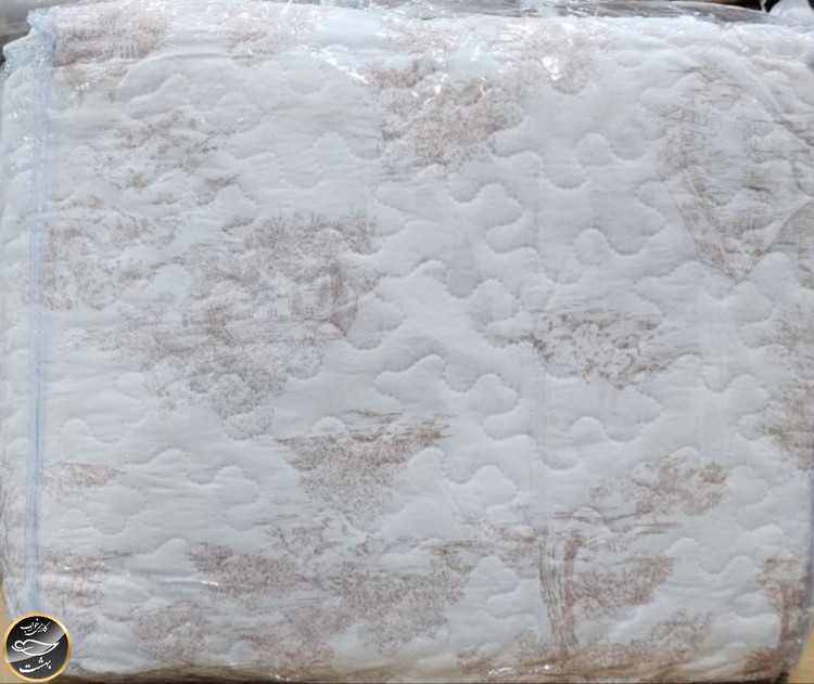 روتختی یک نفره پنبه دوزی کتان ترک (دو تکه)