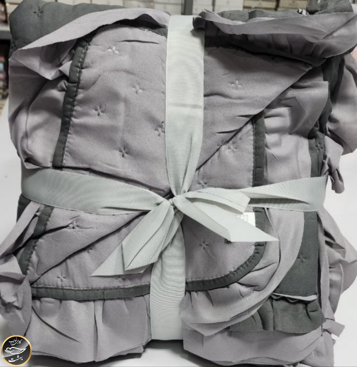 روتختی دونفره چین دار ترک ( خاکستری)