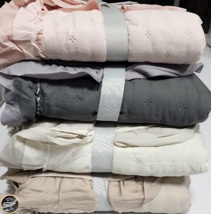 روتختی دونفره چین دار ترک ( خاکستری)