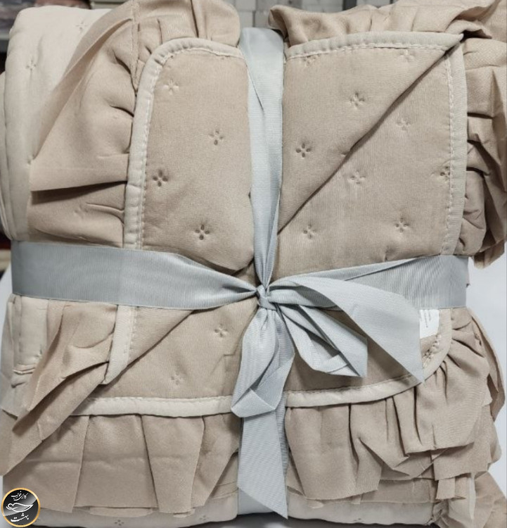 روتختی دونفره چین دار ترک ( بژ )