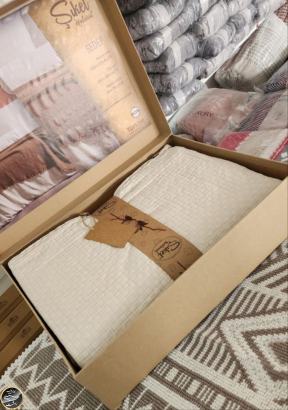 ست کاور لحاف دونفره برند شیکل ترک ( 4 تکه)