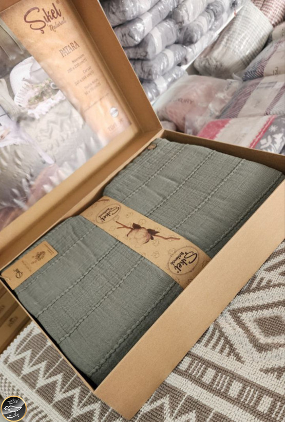 ست کاور لحاف دونفره برند شیکل ترک ( 4 تکه)